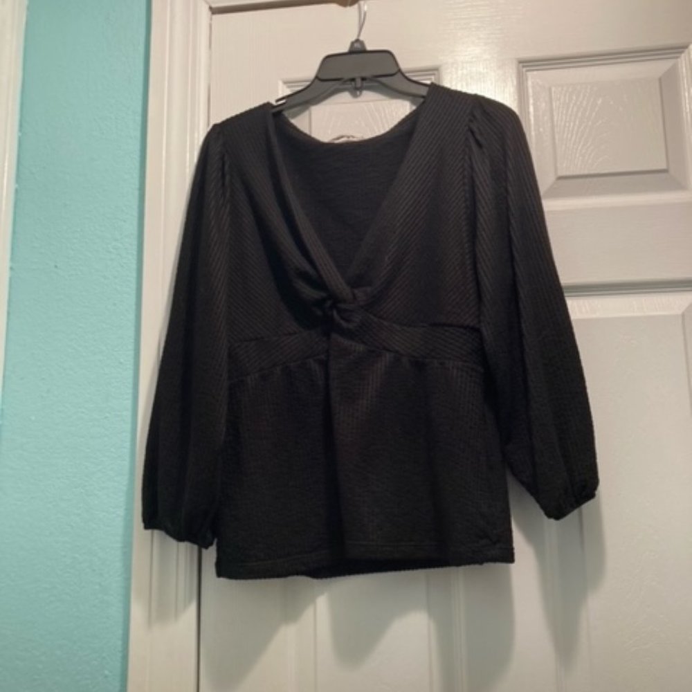 Women's Black Blouse XL